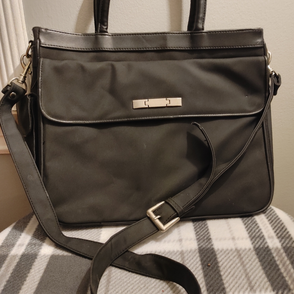 Black Laptop bag and purse